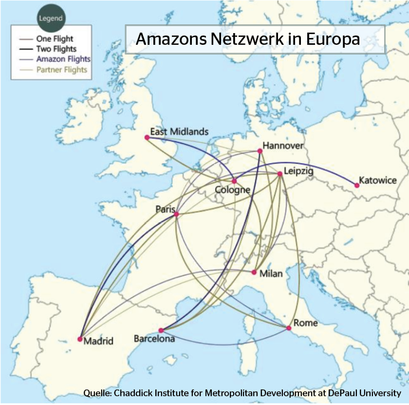 Amazon Air legt in Europa massiv zu - DVZ