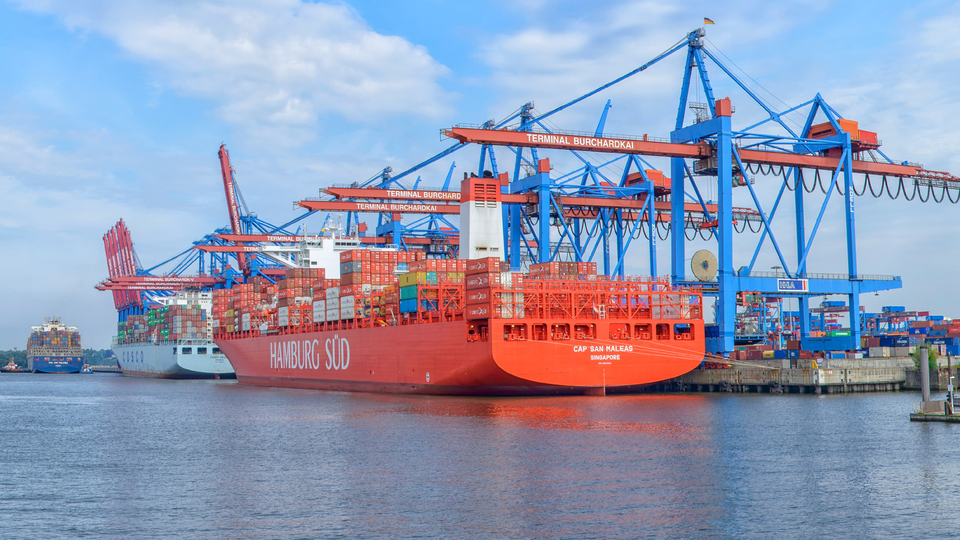 Hamburg Süd ist zwischen Fernost und Südamerika der klimafreundlichste