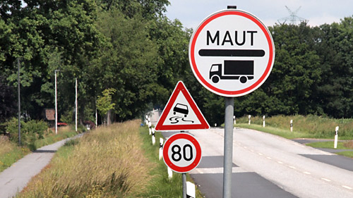 LKW Maut Schild