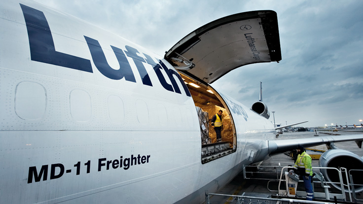 Frachtgeschäft bei Lufthansa und Air France-KLM schwächt sich ab