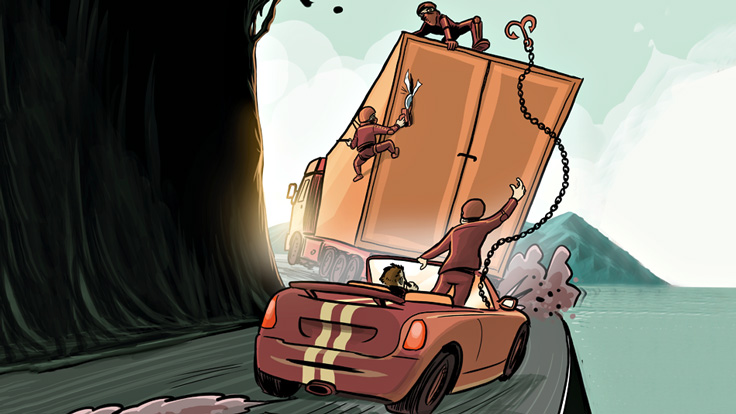 Gangster auf der Straße DVZ