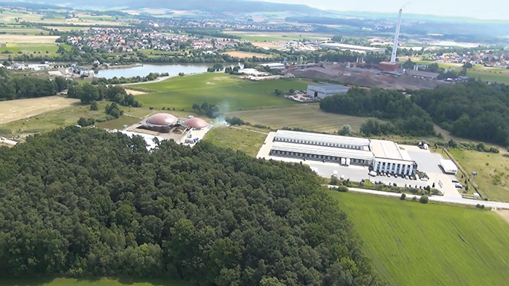 Biogasanlage und GLS-Depot Hallerndorf