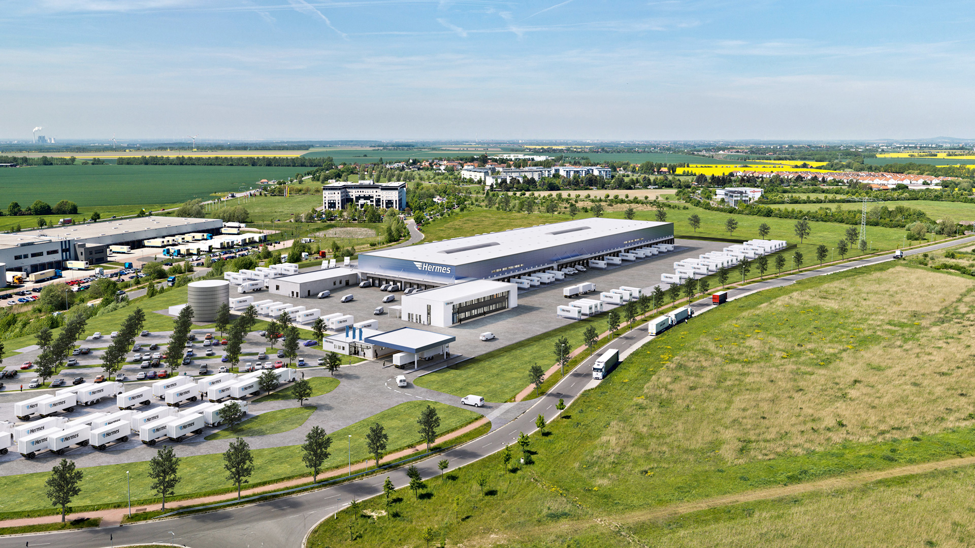 ECE startet Bau für weiteres Hermes-Logistikzentrum - DVZ