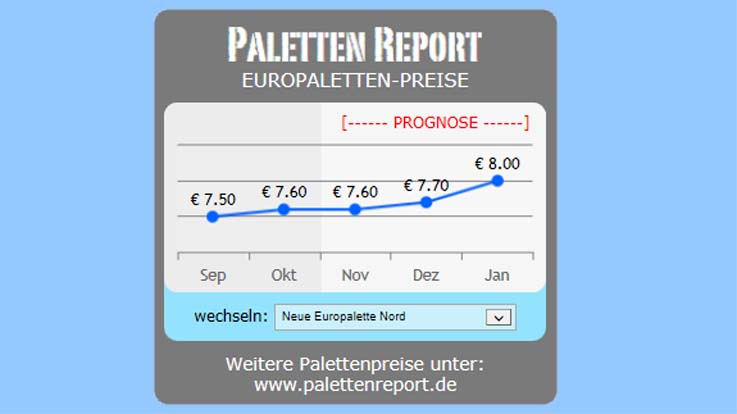 Preis Fur Neue Europaletten Steigt Dvz
