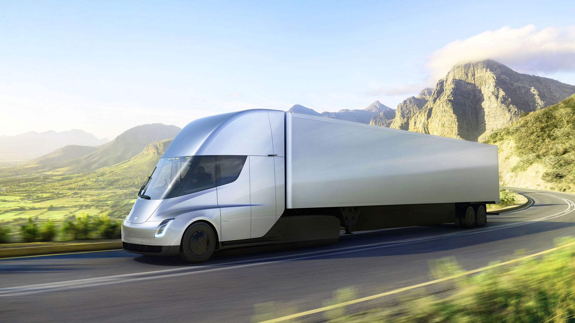 Im Laufe des Jahres 2019 sollen bei DHL Supply Chain nach und nach zehn Tesla-Trucks in Dienst gestellt werden. (Foto: Tesla)