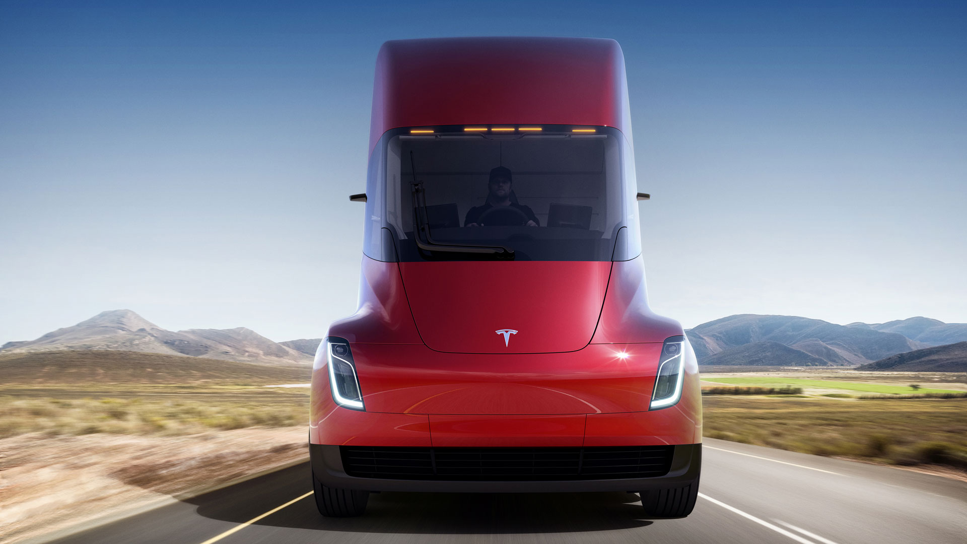 Soll auch in Europa rollen: Der Tesla Semi. (Foto: Tesla)