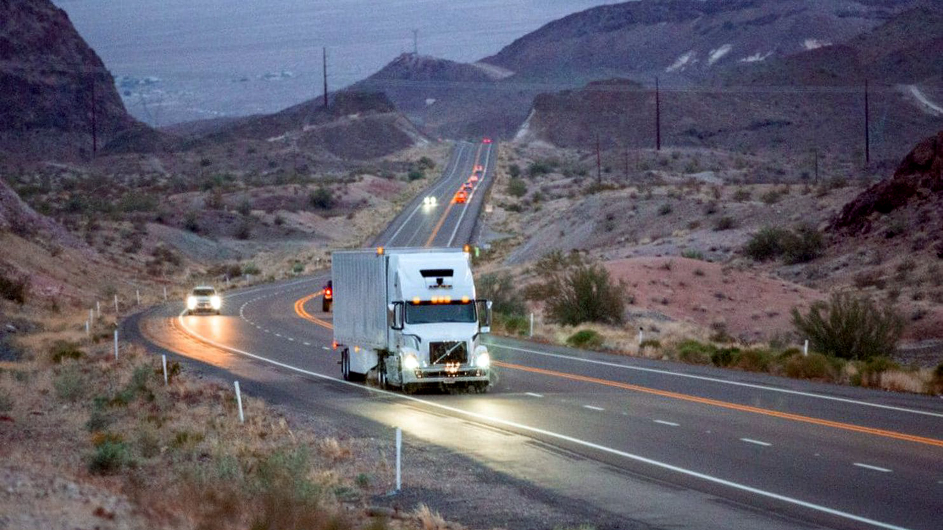 Uber Freight Arizona Volvo selbstfahrender LKW autonomer Lastwagen