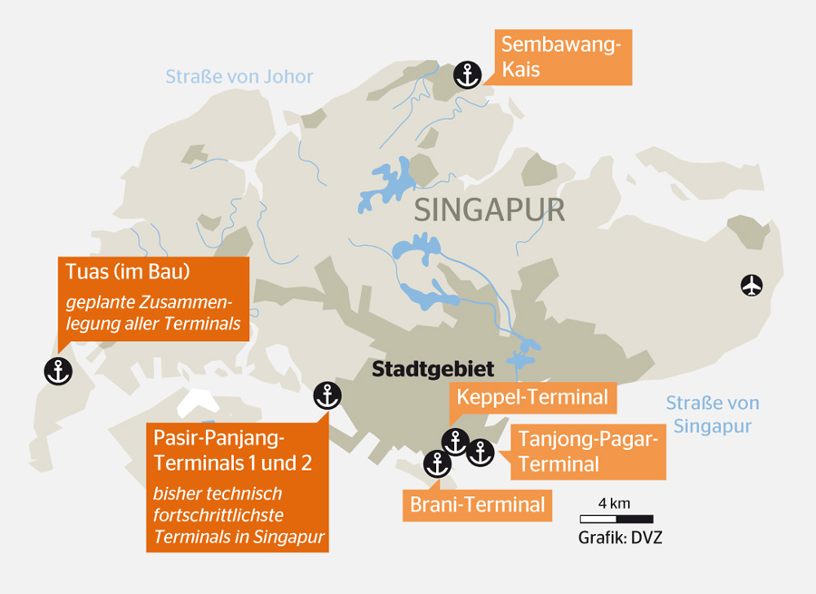 Singapur plant HafenNeustart DVZ