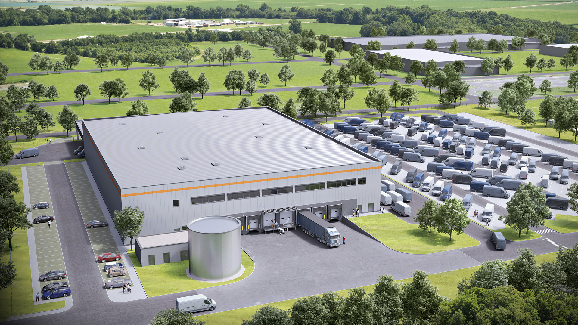 Amazon baut Verteilzentrum in Emden DVZ